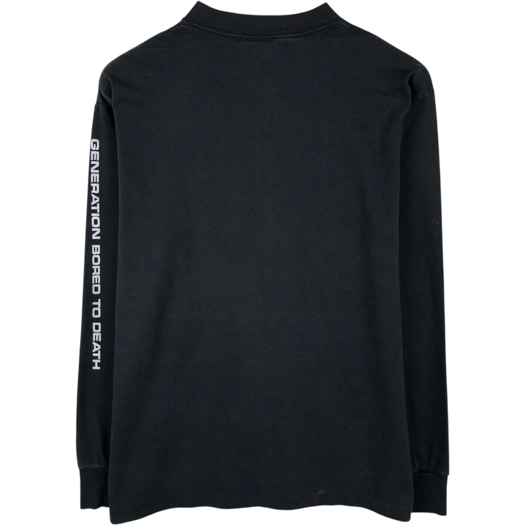 90'S Murina Blackboard Jungle Long-Sleeve Band T-Shirt, Made in USA, Men's XL (approx.) Vintage cotton black type Vintage Second Hand