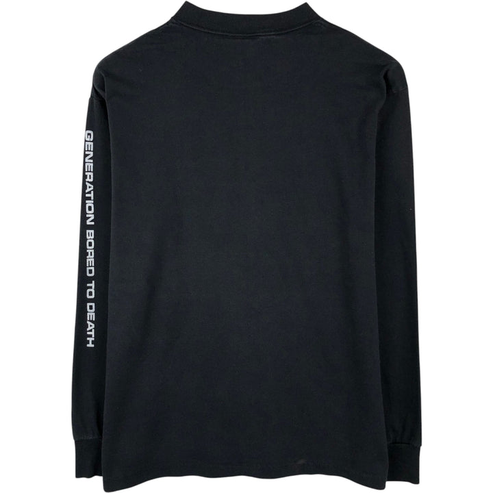 90'S Murina Blackboard Jungle Long-Sleeve Band T-Shirt, Made in USA, Men's XL (approx.) Vintage cotton black type Vintage Second Hand