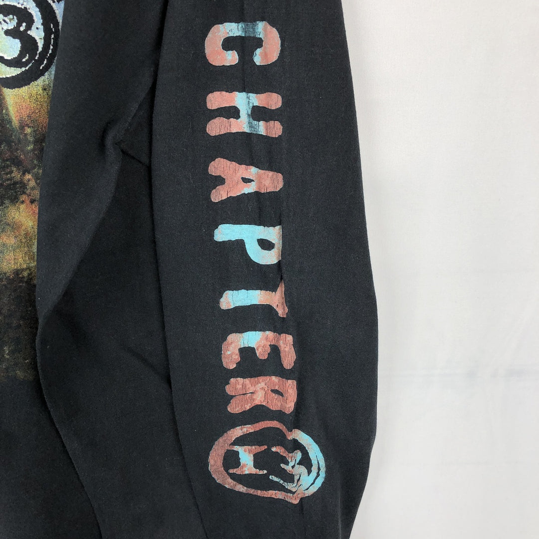 90'S B and C GOREFEST Long-Sleeve Band T-Shirt, Men's XL (approx.), Vintage cotton black type Vintage Second Hand