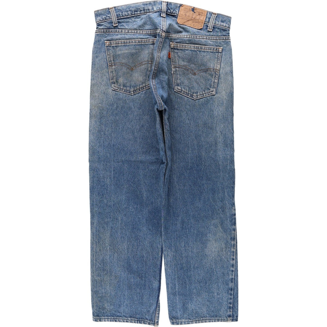 Levi's 20505-0217 Orange Tab Tapered Denim Pants, Men's W33 (approx.), Vintage unclear blue type Vintage Second Hand