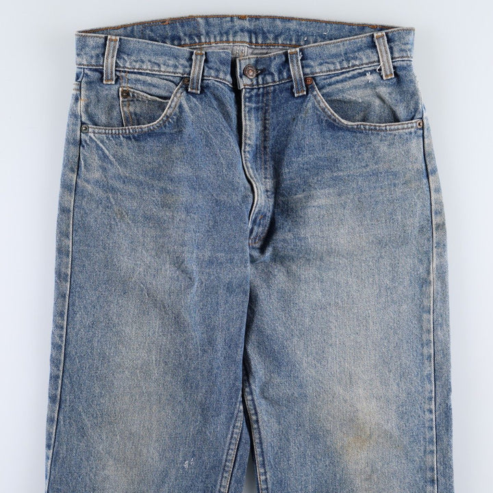 Levi's 20505-0217 Orange Tab Tapered Denim Pants, Men's W33 (approx.), Vintage unclear blue type Vintage Second Hand