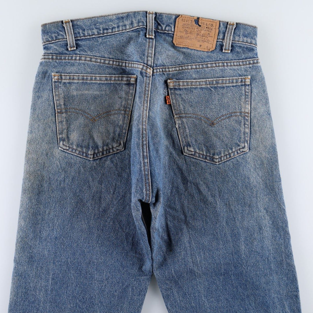 Levi's 20505-0217 Orange Tab Tapered Denim Pants, Men's W33 (approx.), Vintage unclear blue type Vintage Second Hand