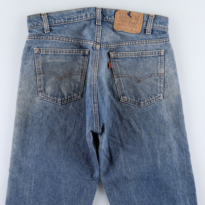 Levi's 20505-0217 Orange Tab Tapered Denim Pants, Men's W33 (approx.), Vintage unclear blue type Vintage Second Hand