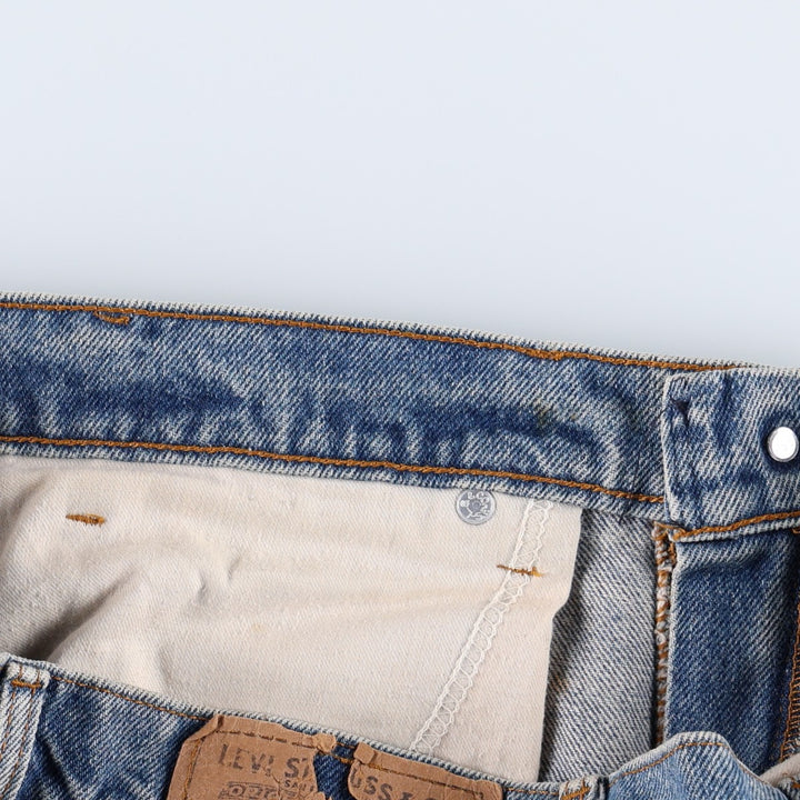 Levi's 20505-0217 Orange Tab Tapered Denim Pants, Men's W33 (approx.), Vintage unclear blue type Vintage Second Hand