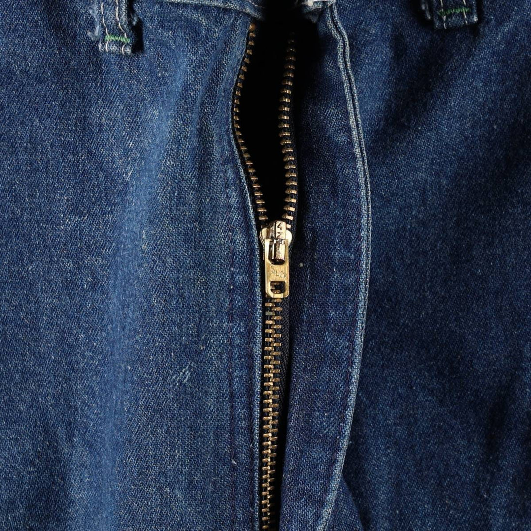 OshKosh B'Gosh Denim Painter Pants, Made in USA, Men's Size W32 (approx.), Vintage unclear blue type Vintage Second Hand