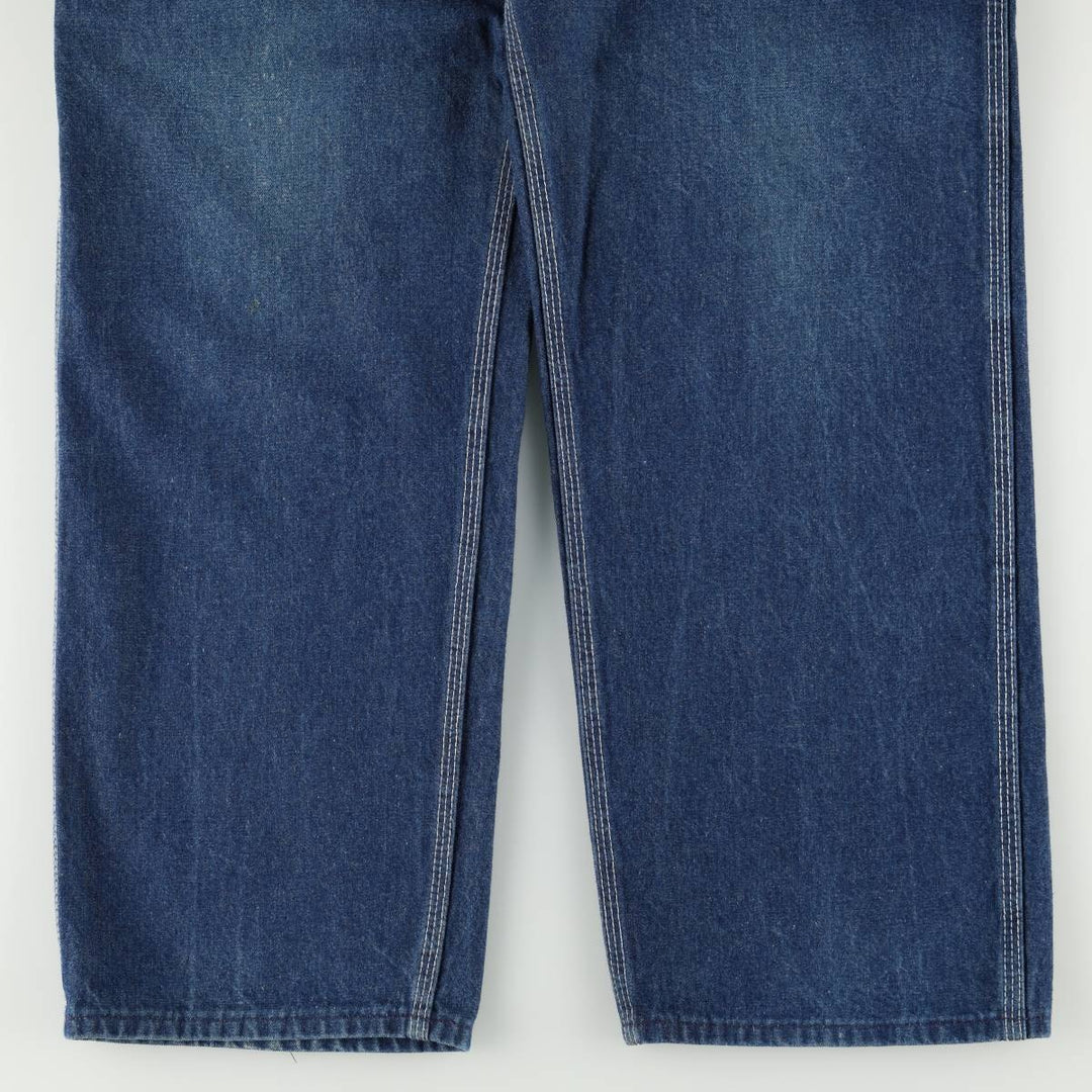 OshKosh B'Gosh Denim Painter Pants, Made in USA, Men's Size W32 (approx.), Vintage unclear blue type Vintage Second Hand