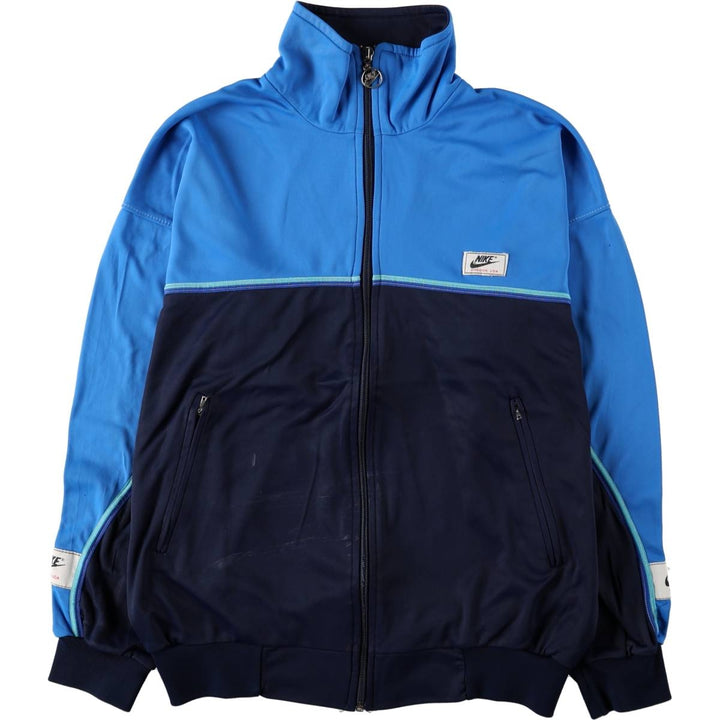 1980'S Nike navy tag track jacket, men's size S equivalent, vintage. polyamide blue type Vintage Second Hand