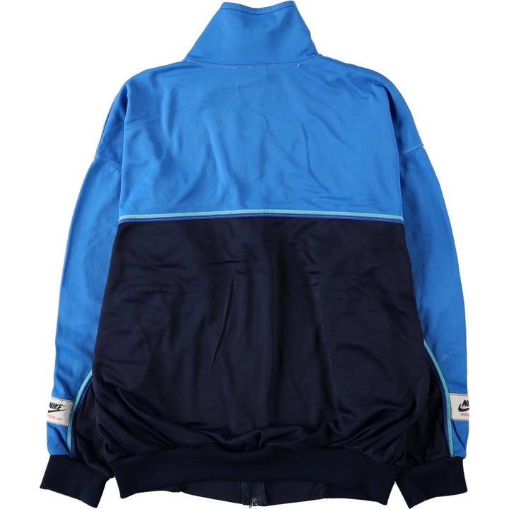 1980'S Nike navy tag track jacket, men's size S equivalent, vintage. polyamide blue type Vintage Second Hand