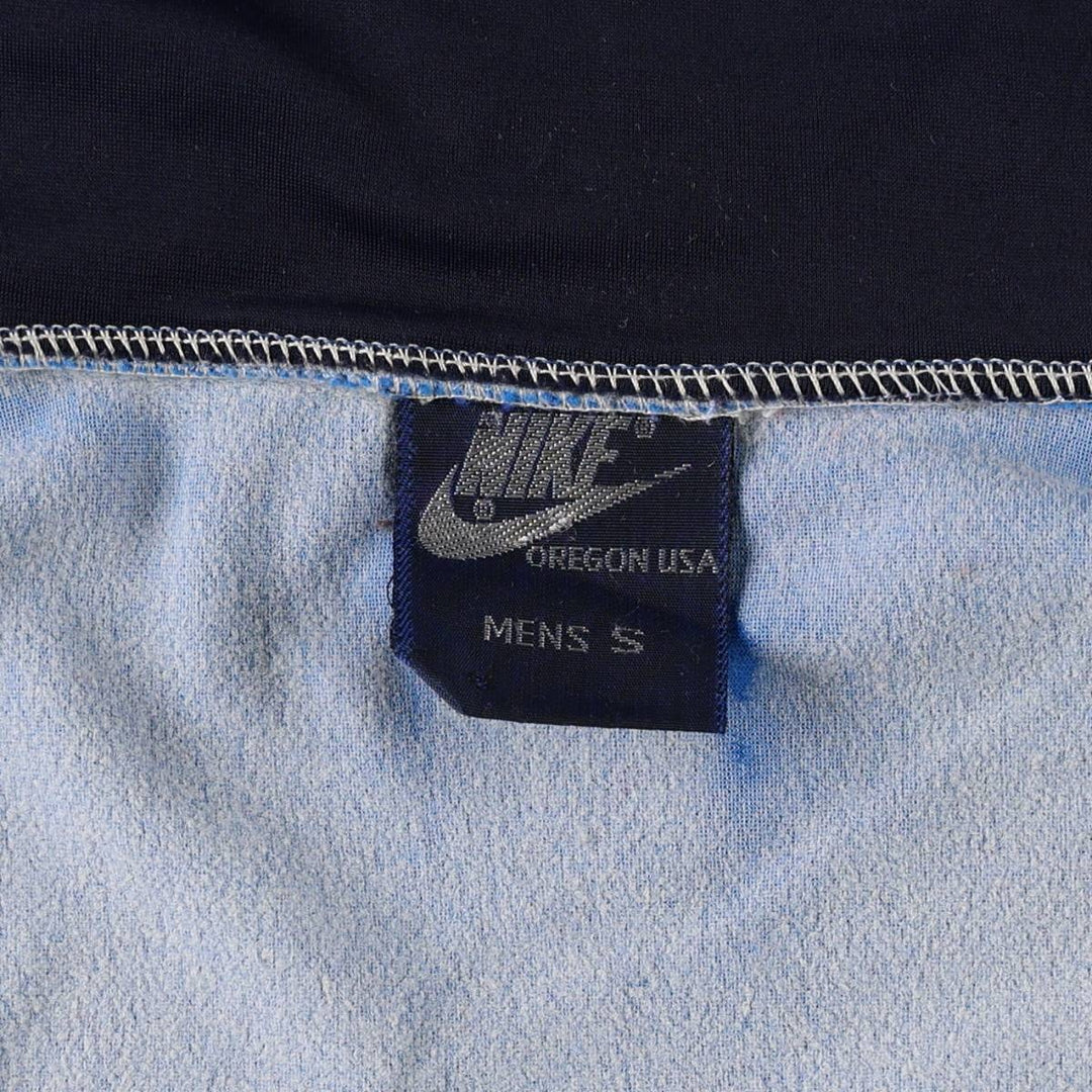 1980'S Nike navy tag track jacket, men's size S equivalent, vintage. polyamide blue type Vintage Second Hand