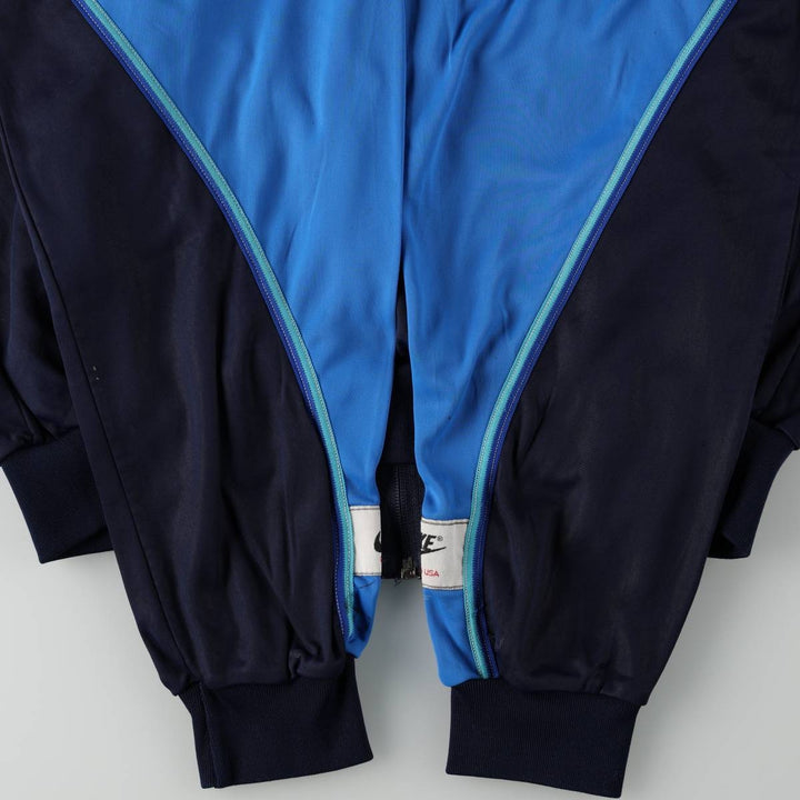 1980'S Nike navy tag track jacket, men's size S equivalent, vintage. polyamide blue type Vintage Second Hand