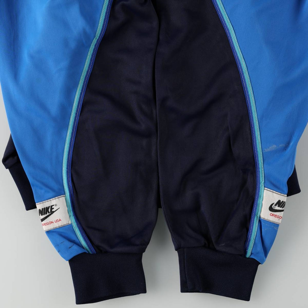 1980'S Nike navy tag track jacket, men's size S equivalent, vintage. polyamide blue type Vintage Second Hand