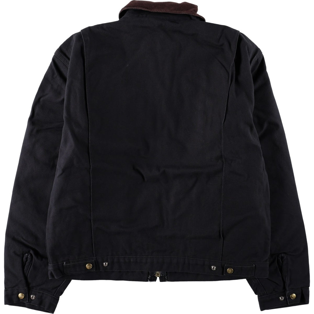 Dickies Detroit Jacket Type Advertising Padded Duck Work Jacket Men's XL Equivalent unclear black type Vintage Second Hand