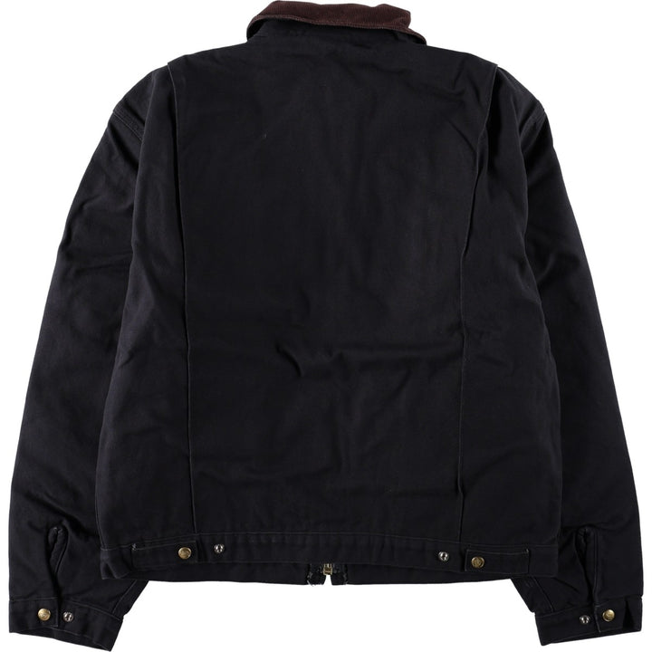 Dickies Detroit Jacket Type Advertising Padded Duck Work Jacket Men's XL Equivalent unclear black type Vintage Second Hand