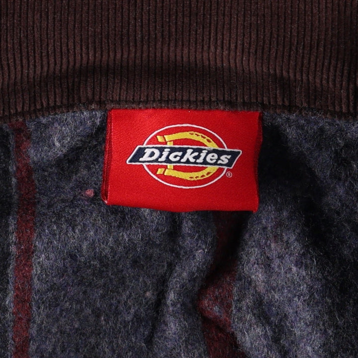 Dickies Detroit Jacket Type Advertising Padded Duck Work Jacket Men's XL Equivalent unclear black type Vintage Second Hand