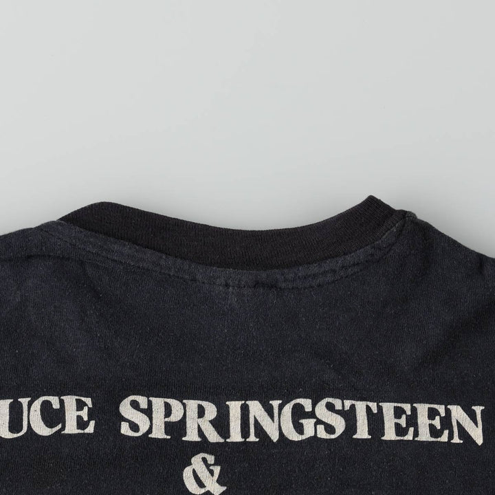 80'S Hanes Band T-Shirt, Made in USA, Men's Size M (approx.) cotton black type Vintage Second Hand