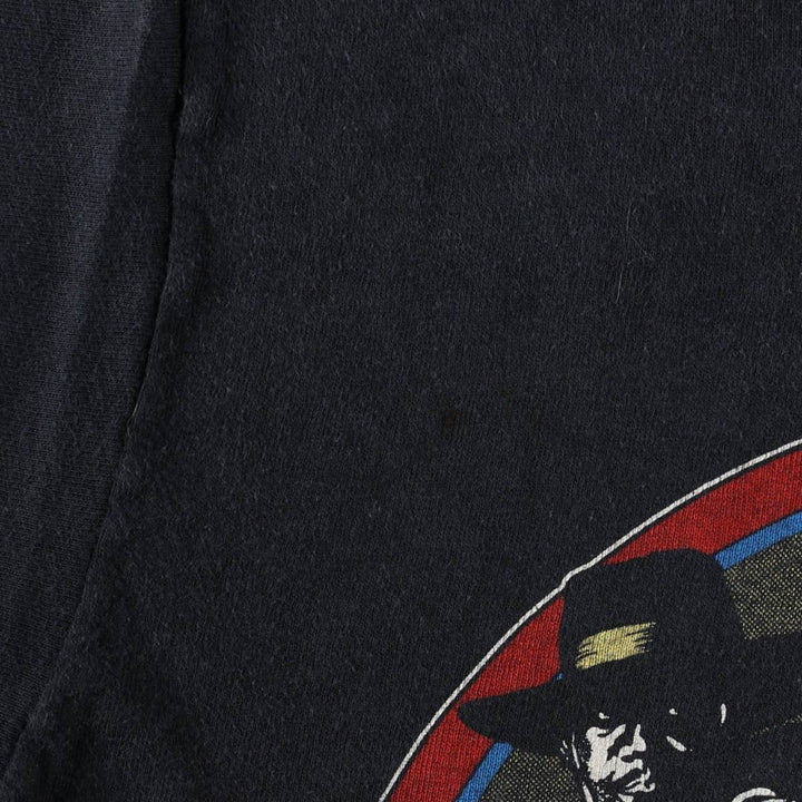 80'S Hanes Band T-Shirt, Made in USA, Men's Size M (approx.) cotton black type Vintage Second Hand