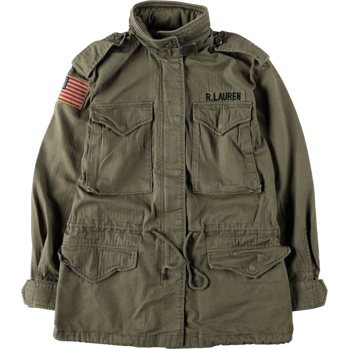 Ralph Lauren POLO RALPH LAUREN M-65 type military field jacket, men's size S (approx.) cotton Khaki type Vintage Second Hand