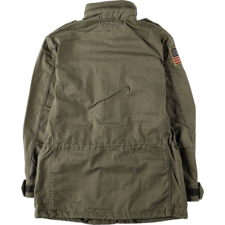 Ralph Lauren POLO RALPH LAUREN M-65 type military field jacket, men's size S (approx.) cotton Khaki type Vintage Second Hand