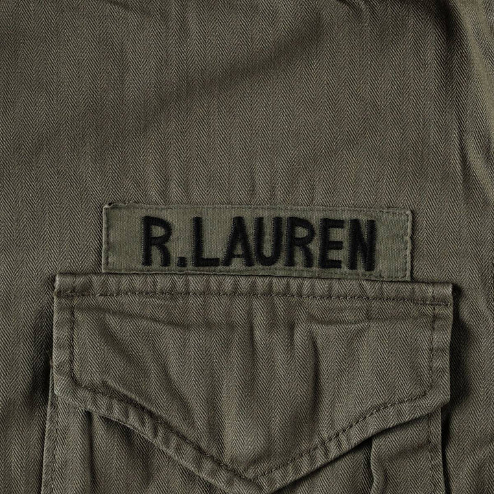 Ralph Lauren POLO RALPH LAUREN M-65 type military field jacket, men's size S (approx.) cotton Khaki type Vintage Second Hand