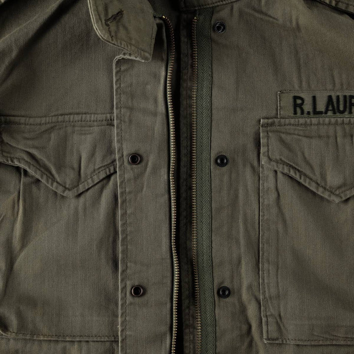 Ralph Lauren POLO RALPH LAUREN M-65 type military field jacket, men's size S (approx.) cotton Khaki type Vintage Second Hand