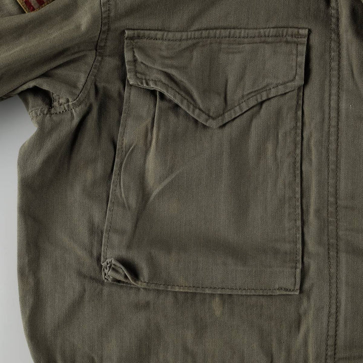 Ralph Lauren POLO RALPH LAUREN M-65 type military field jacket, men's size S (approx.) cotton Khaki type Vintage Second Hand