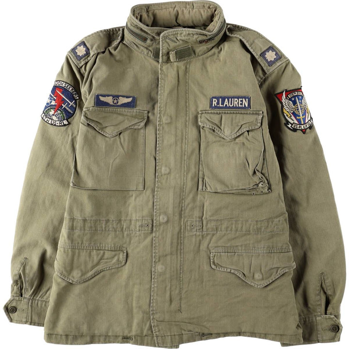 Ralph Lauren POLO RALPH LAUREN Military Field Jacket, Men's Size XL (approx.) cotton Khaki type Vintage Second Hand