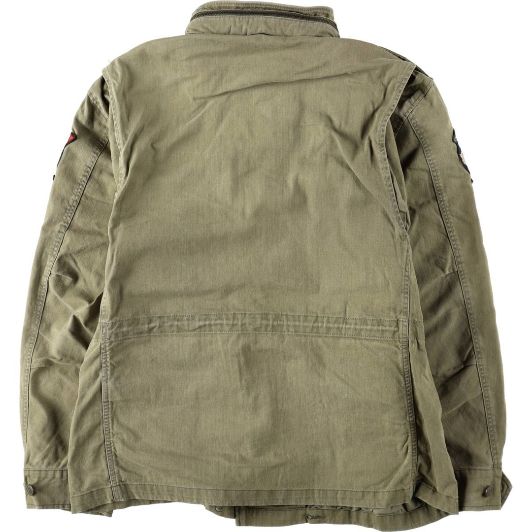 Ralph Lauren POLO RALPH LAUREN Military Field Jacket, Men's Size XL (approx.) cotton Khaki type Vintage Second Hand