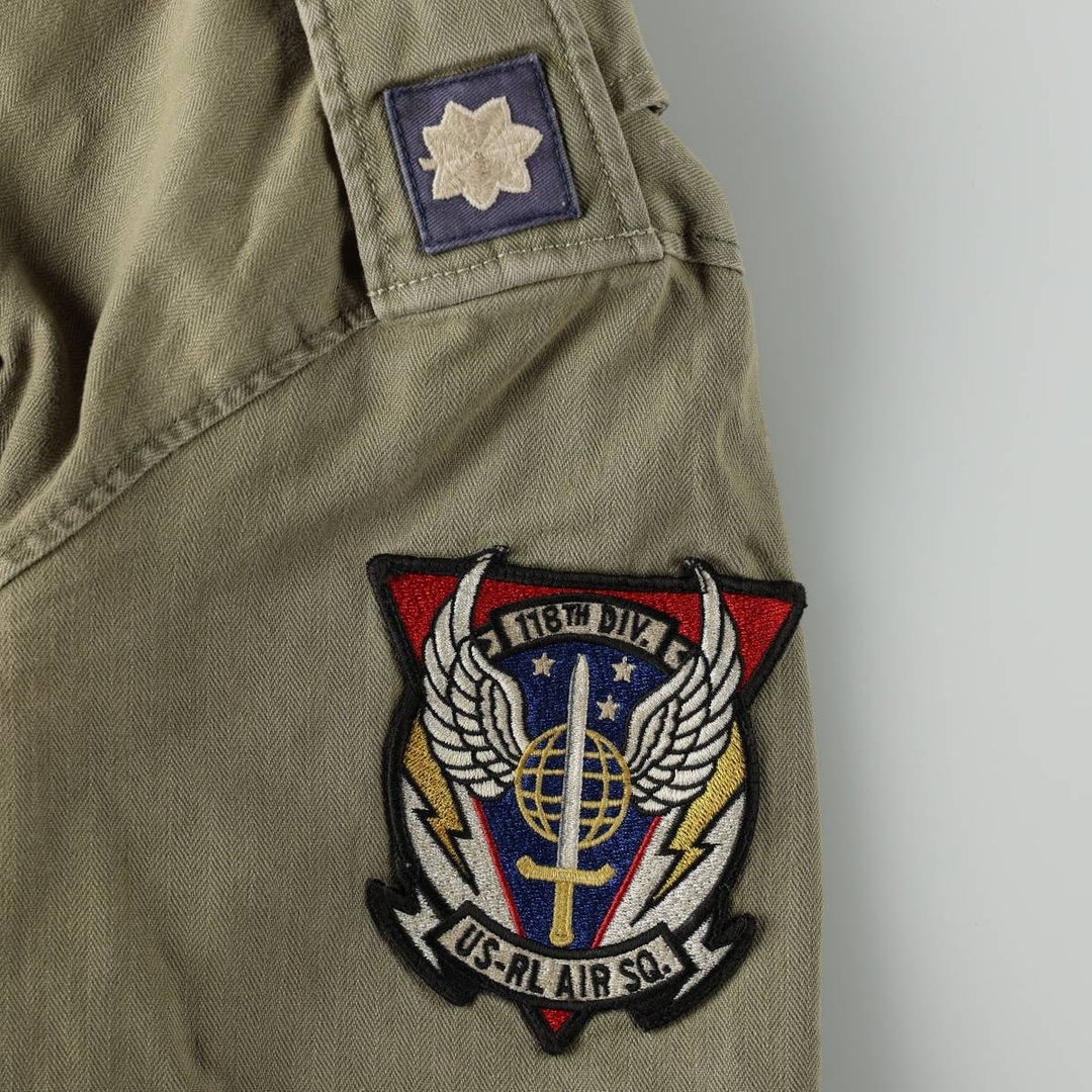 Ralph Lauren POLO RALPH LAUREN Military Field Jacket, Men's Size XL (approx.) cotton Khaki type Vintage Second Hand