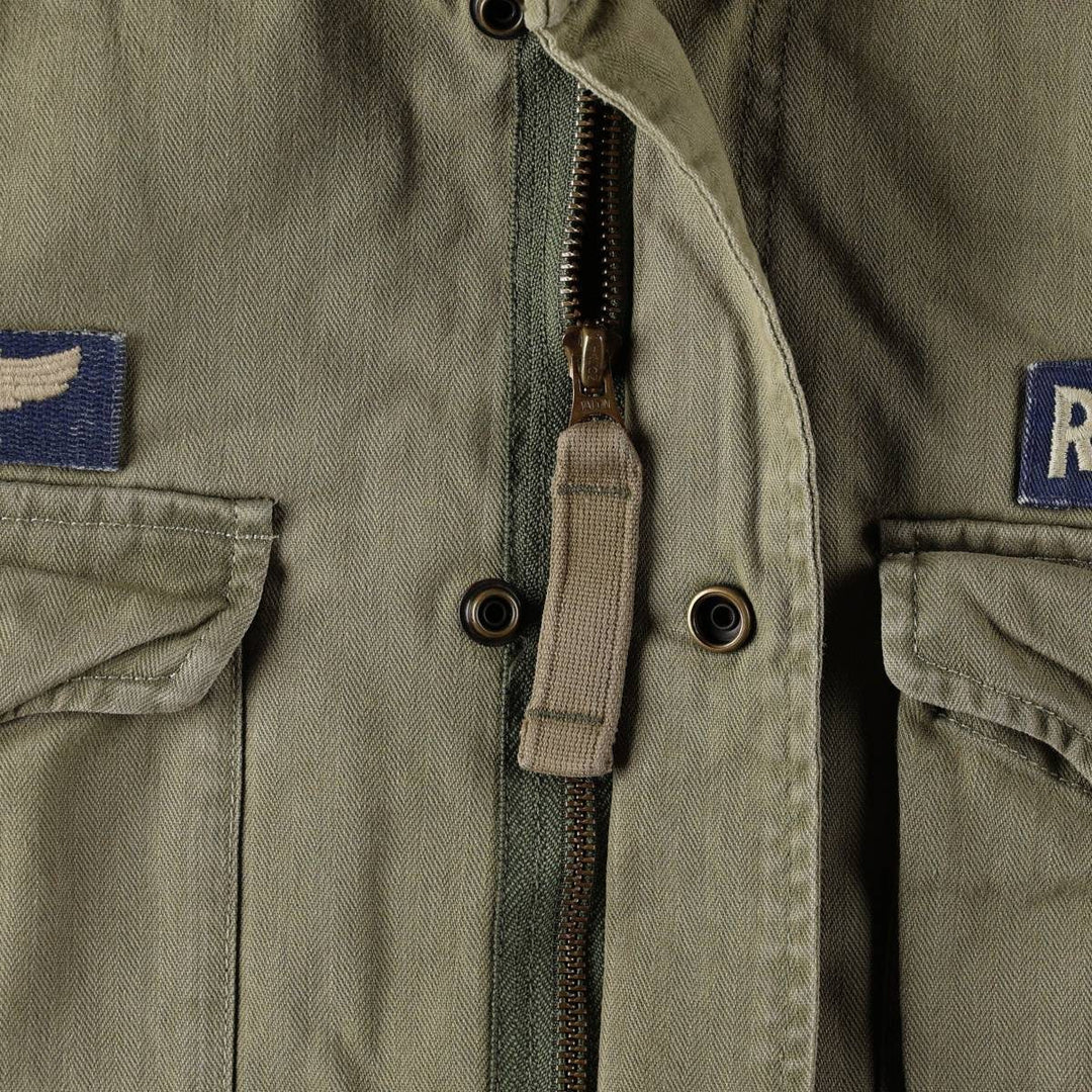 Ralph Lauren POLO RALPH LAUREN Military Field Jacket, Men's Size XL (approx.) cotton Khaki type Vintage Second Hand