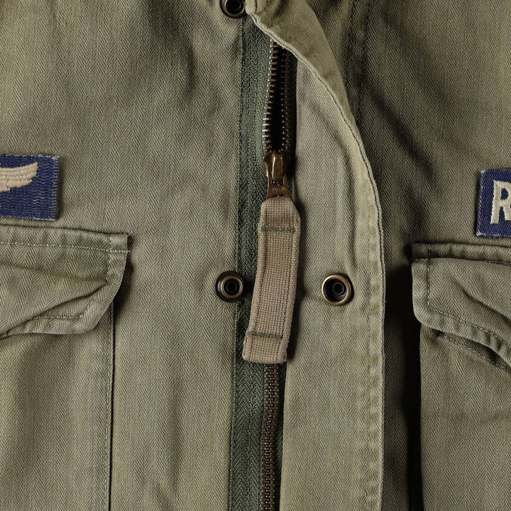 Ralph Lauren POLO RALPH LAUREN Military Field Jacket, Men's Size XL (approx.) cotton Khaki type Vintage Second Hand