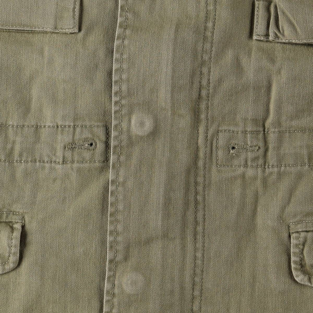 Ralph Lauren POLO RALPH LAUREN Military Field Jacket, Men's Size XL (approx.) cotton Khaki type Vintage Second Hand