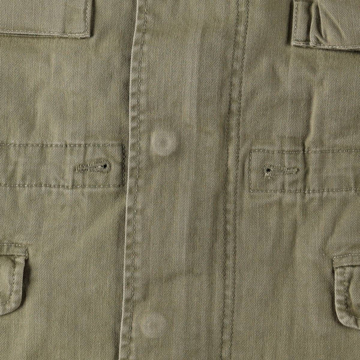 Ralph Lauren POLO RALPH LAUREN Military Field Jacket, Men's Size XL (approx.) cotton Khaki type Vintage Second Hand