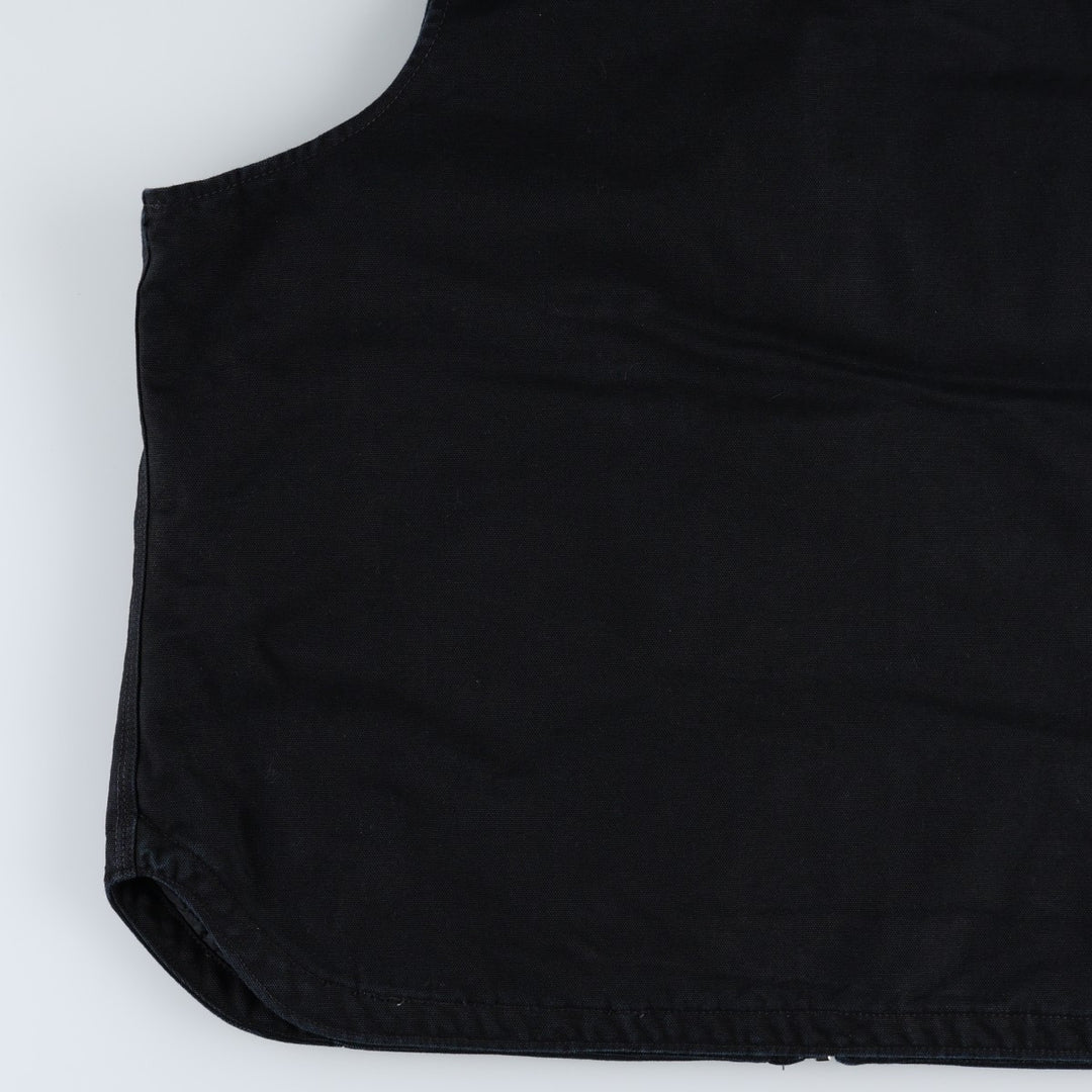 Carhartt Relaxed Fit Padded Hooded Duck Vest, Women's XXL (approx.) cotton black type Vintage Second Hand