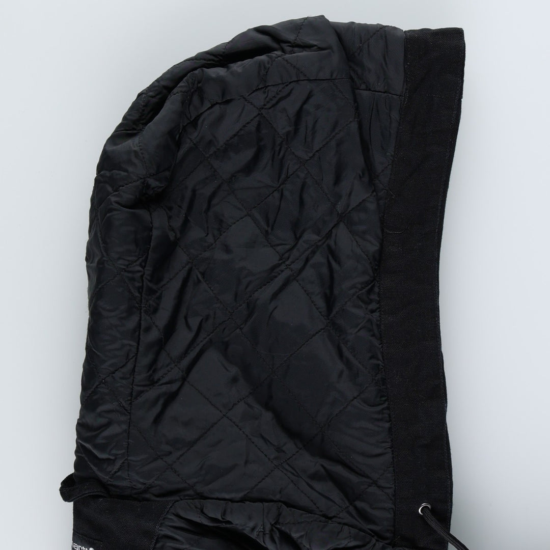 Carhartt Relaxed Fit Padded Hooded Duck Vest, Women's XXL (approx.) cotton black type Vintage Second Hand