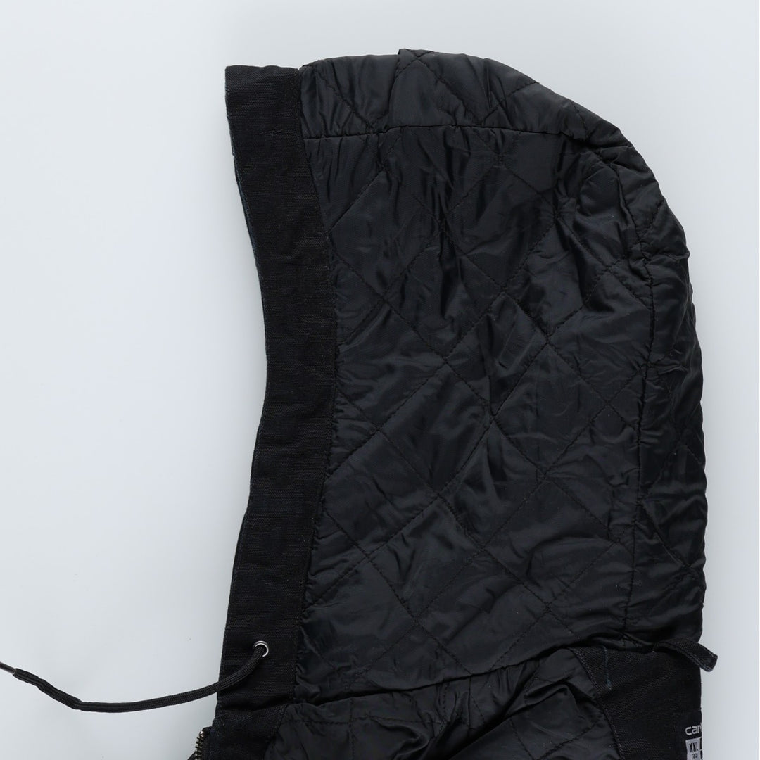 Carhartt Relaxed Fit Padded Hooded Duck Vest, Women's XXL (approx.) cotton black type Vintage Second Hand
