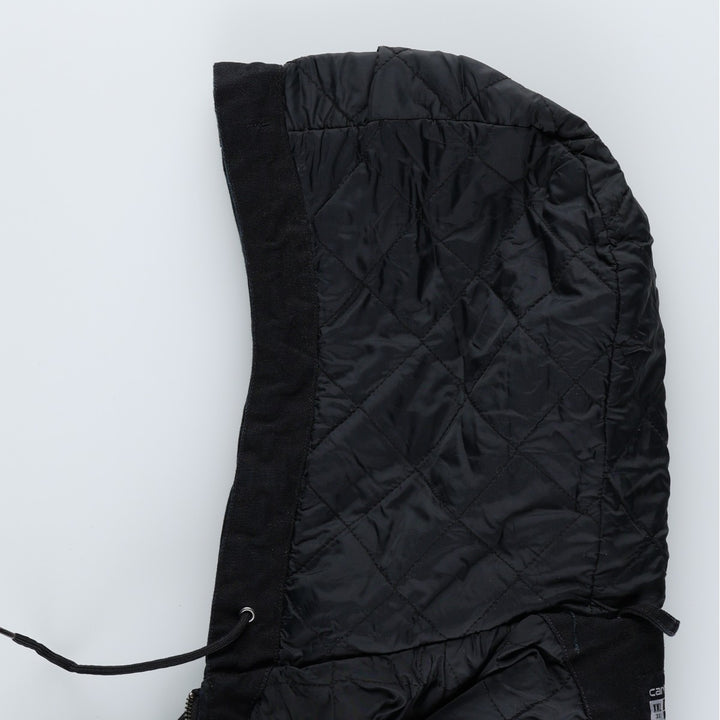 Carhartt Relaxed Fit Padded Hooded Duck Vest, Women's XXL (approx.) cotton black type Vintage Second Hand