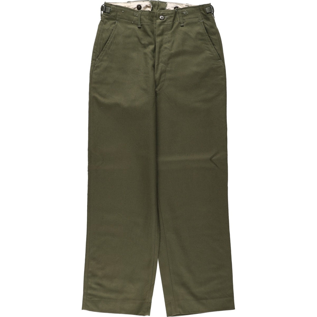 Genuine US military issue from the 1990s, field pants/trousers, REEGULAR-SMALL (equivalent to men's W31), vintage. unclear Khaki type Vintage Second Hand