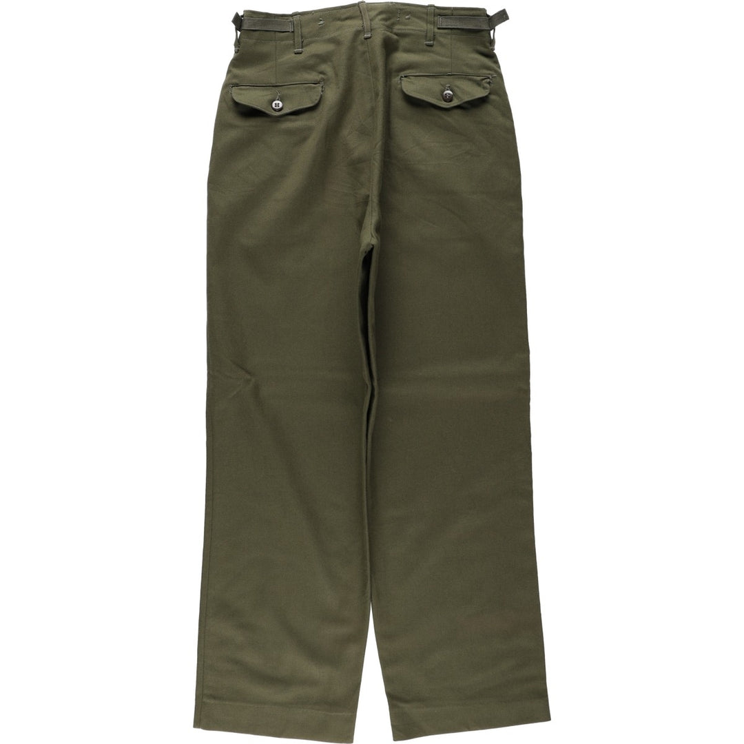 Genuine US military issue from the 1990s, field pants/trousers, REEGULAR-SMALL (equivalent to men's W31), vintage. unclear Khaki type Vintage Second Hand