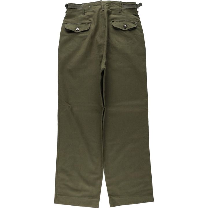 Genuine US military issue from the 1990s, field pants/trousers, REEGULAR-SMALL (equivalent to men's W31), vintage. unclear Khaki type Vintage Second Hand