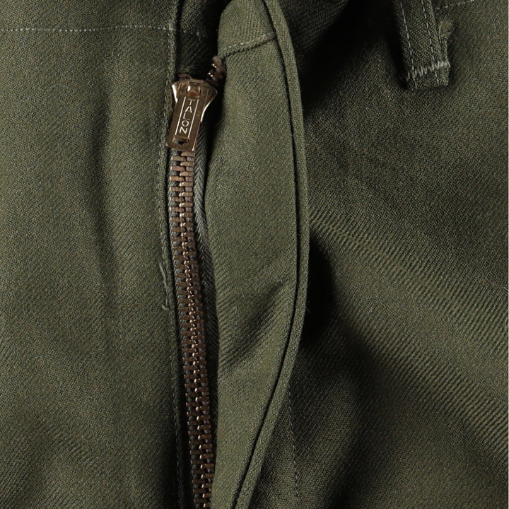 Genuine US military issue from the 1990s, field pants/trousers, REEGULAR-SMALL (equivalent to men's W31), vintage. unclear Khaki type Vintage Second Hand