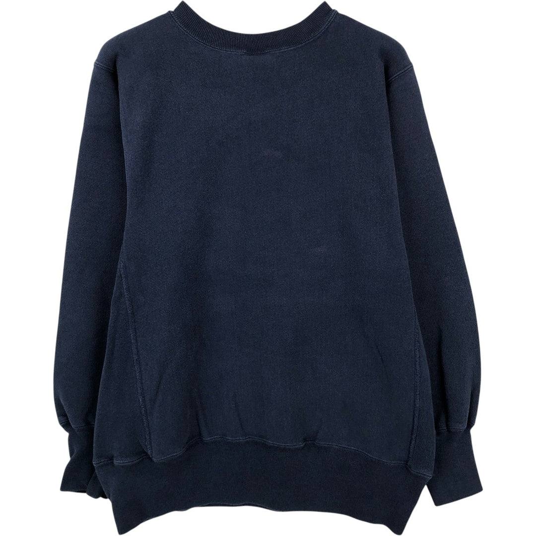 90'S Champion Notre Dame University Fighting Irish College Character Sweatshirt cotton navy blue type Vintage Second Hand