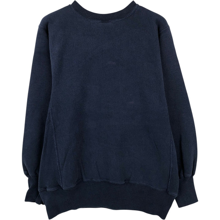 90'S Champion Notre Dame University Fighting Irish College Character Sweatshirt cotton navy blue type Vintage Second Hand