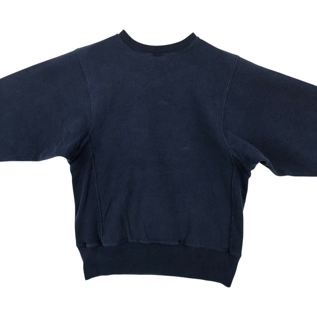 90'S Champion Notre Dame University Fighting Irish College Character Sweatshirt cotton navy blue type Vintage Second Hand