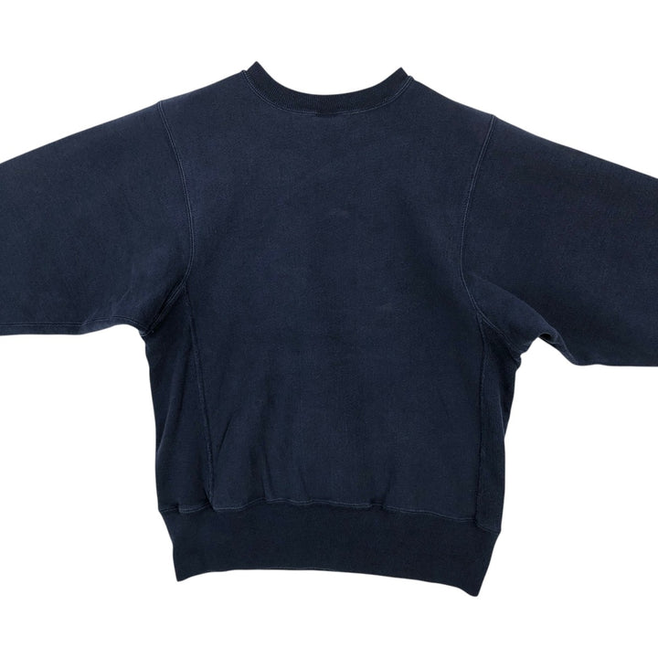 90'S Champion Notre Dame University Fighting Irish College Character Sweatshirt cotton navy blue type Vintage Second Hand