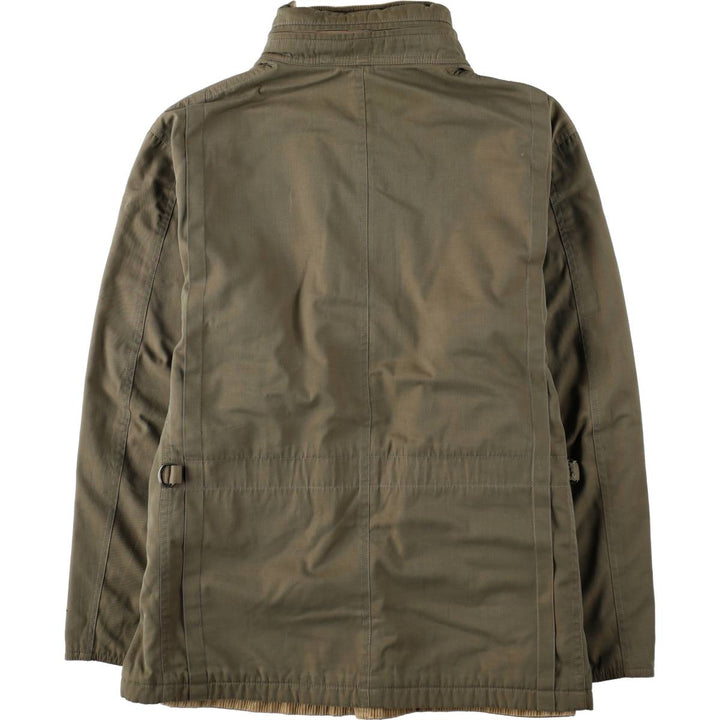 Burberry's Reversible Zip-Up Corduroy Jacket, Men's Size L (approx.) unclear Khaki type Vintage Second Hand