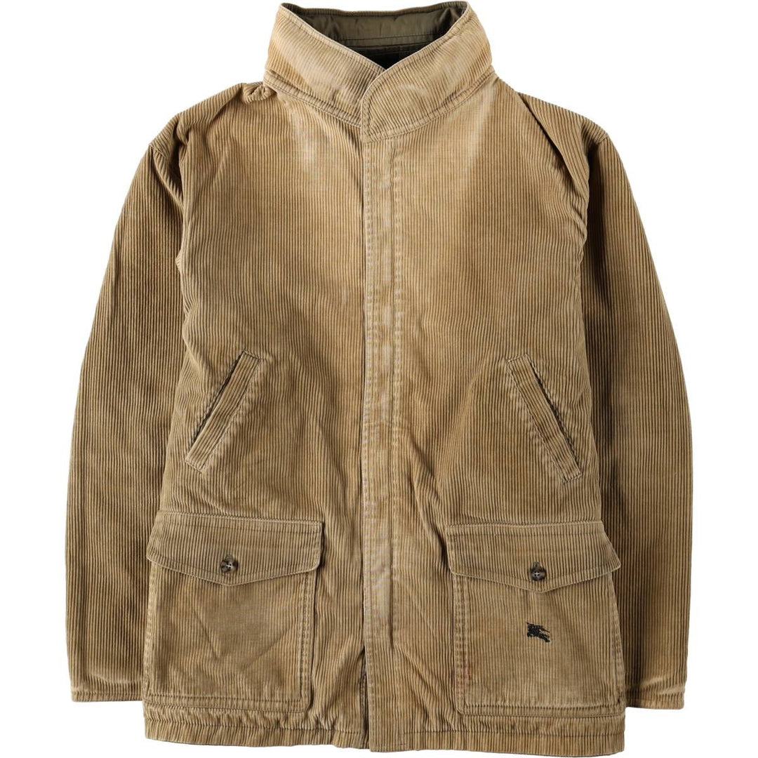 Burberry's Reversible Zip-Up Corduroy Jacket, Men's Size L (approx.) unclear Khaki type Vintage Second Hand