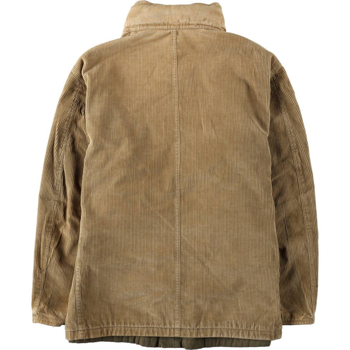 Burberry's Reversible Zip-Up Corduroy Jacket, Men's Size L (approx.) unclear Khaki type Vintage Second Hand