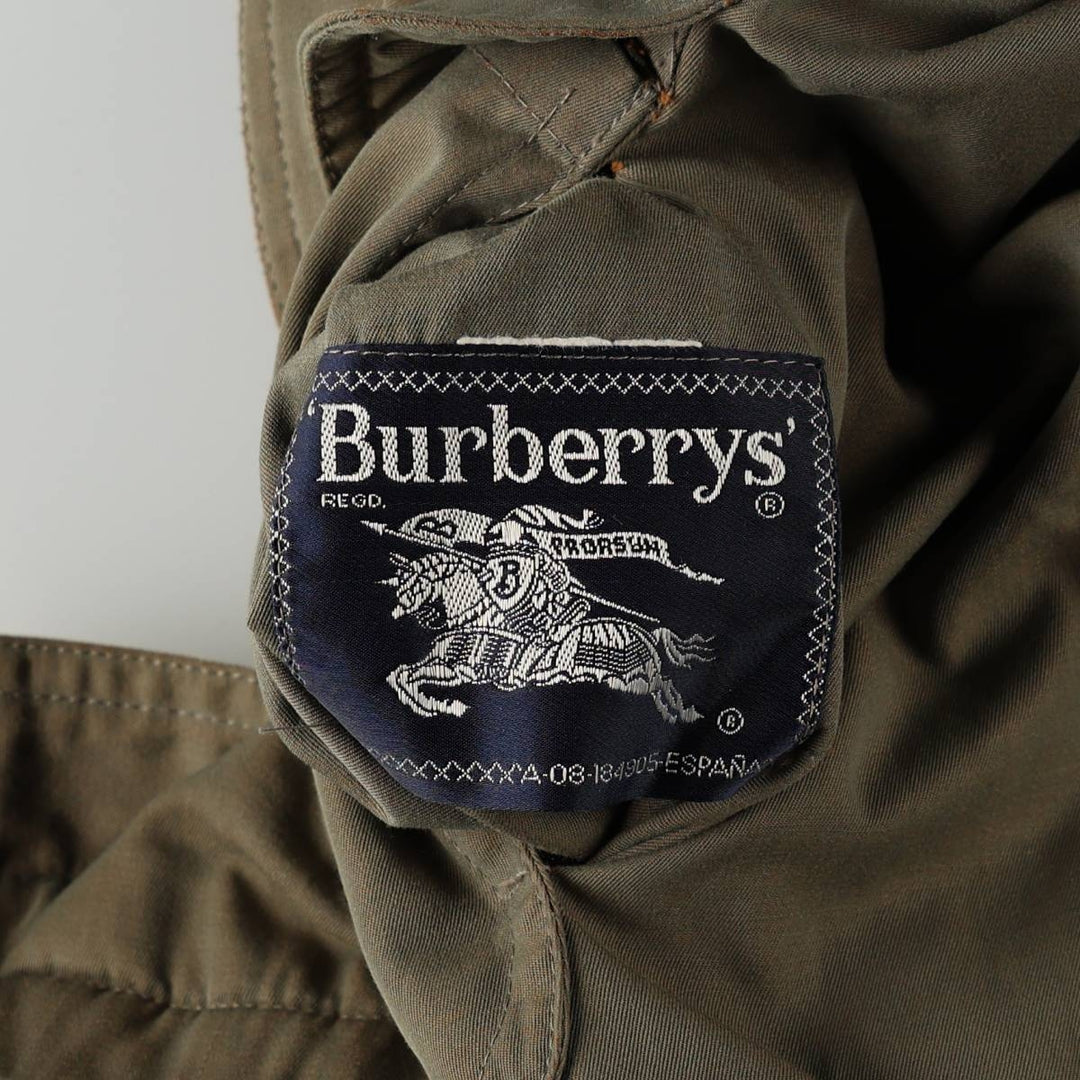 Burberry's Reversible Zip-Up Corduroy Jacket, Men's Size L (approx.) unclear Khaki type Vintage Second Hand