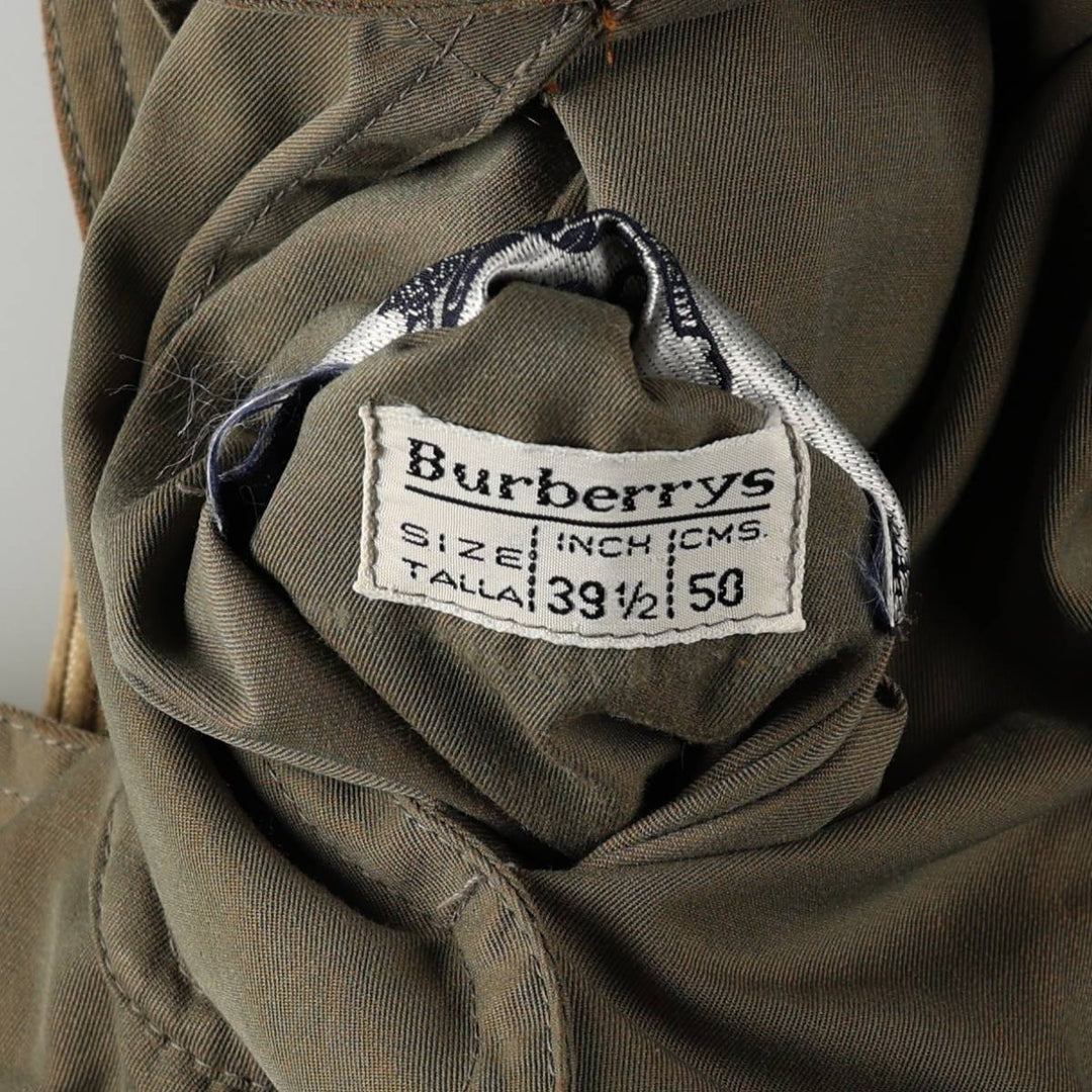 Burberry's Reversible Zip-Up Corduroy Jacket, Men's Size L (approx.) unclear Khaki type Vintage Second Hand