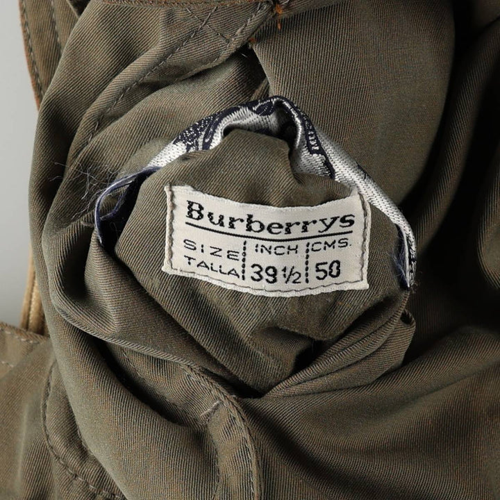 Burberry's Reversible Zip-Up Corduroy Jacket, Men's Size L (approx.) unclear Khaki type Vintage Second Hand